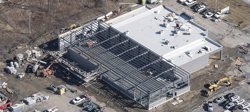 Aerial Photo of new location for Goldstein Chrysler Dodge Jeep RAM