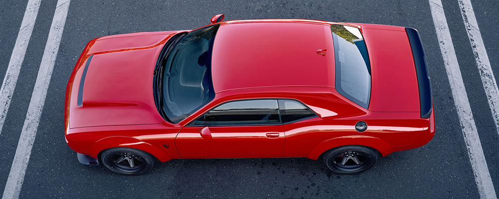 Dodge Demon from the air