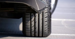 Tire on a car | Goldstein Chrysler Jeep Dodge RAM