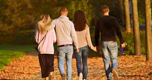 People walking in the park in Albany | Goldstein  Chrysler Jeep Dodge RAM