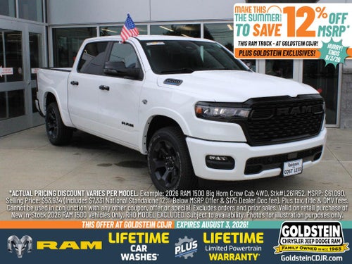 2026 RAM 1500 Big Horn