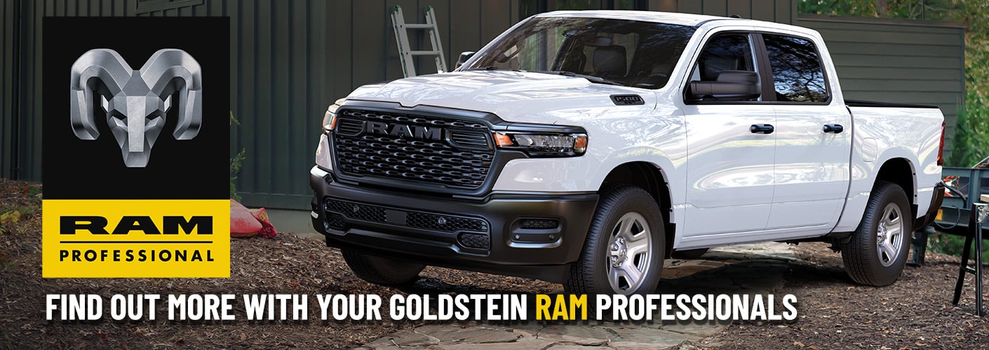Learn about other possible benefits of your 2025 purchase of a RAM Professional and Commerical vehicle from Goldstein CDJR in Latham