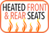 HEATED FRONT AND REAR SEATS