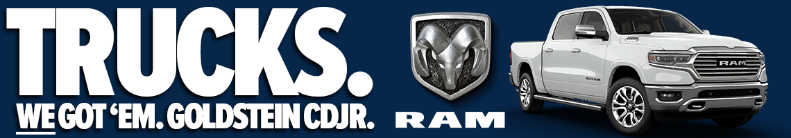 Trucks available at Goldstein CDJR in Latham Banner