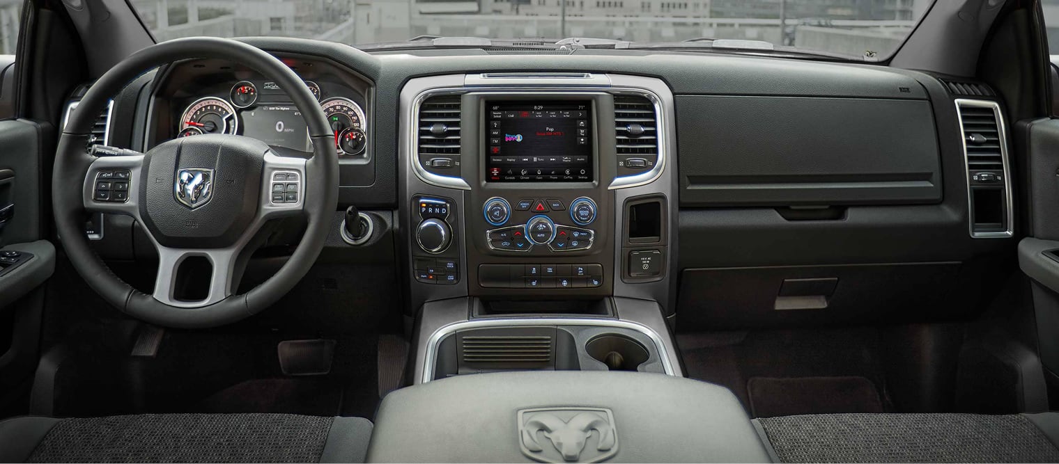 2022 RAM 1500 Classic dashboard and infotainment