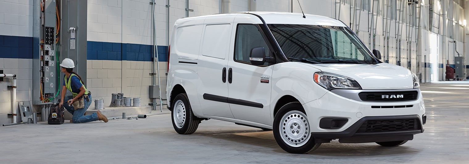2022 RAM ProMaster City equipped as electrician work van
