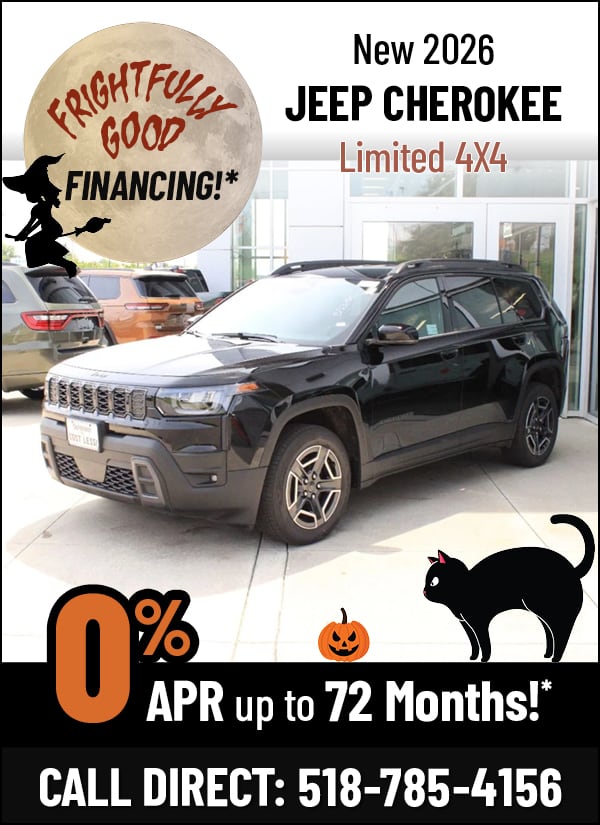 Special Financing Now Available on a New 2026 Jeep Cherokee Limited 4x4!*
